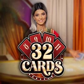 Official Live Casino logo: 32 Cards by Ezugi at N1Bet Casino
