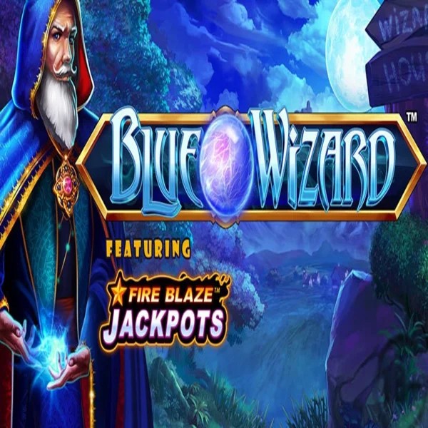 Blue Wizard Fire Blaze Jackpots by Rarestone Gaming, showcased at n1betno.com – game logo