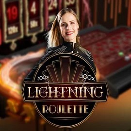 Lightning Roulette logo by Evolution at N1Bet Casino