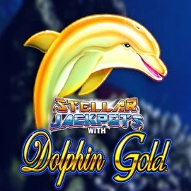 Dolphin Gold with Stellar Jackpots slot visual from Lightning Box Game available on n1betno.com